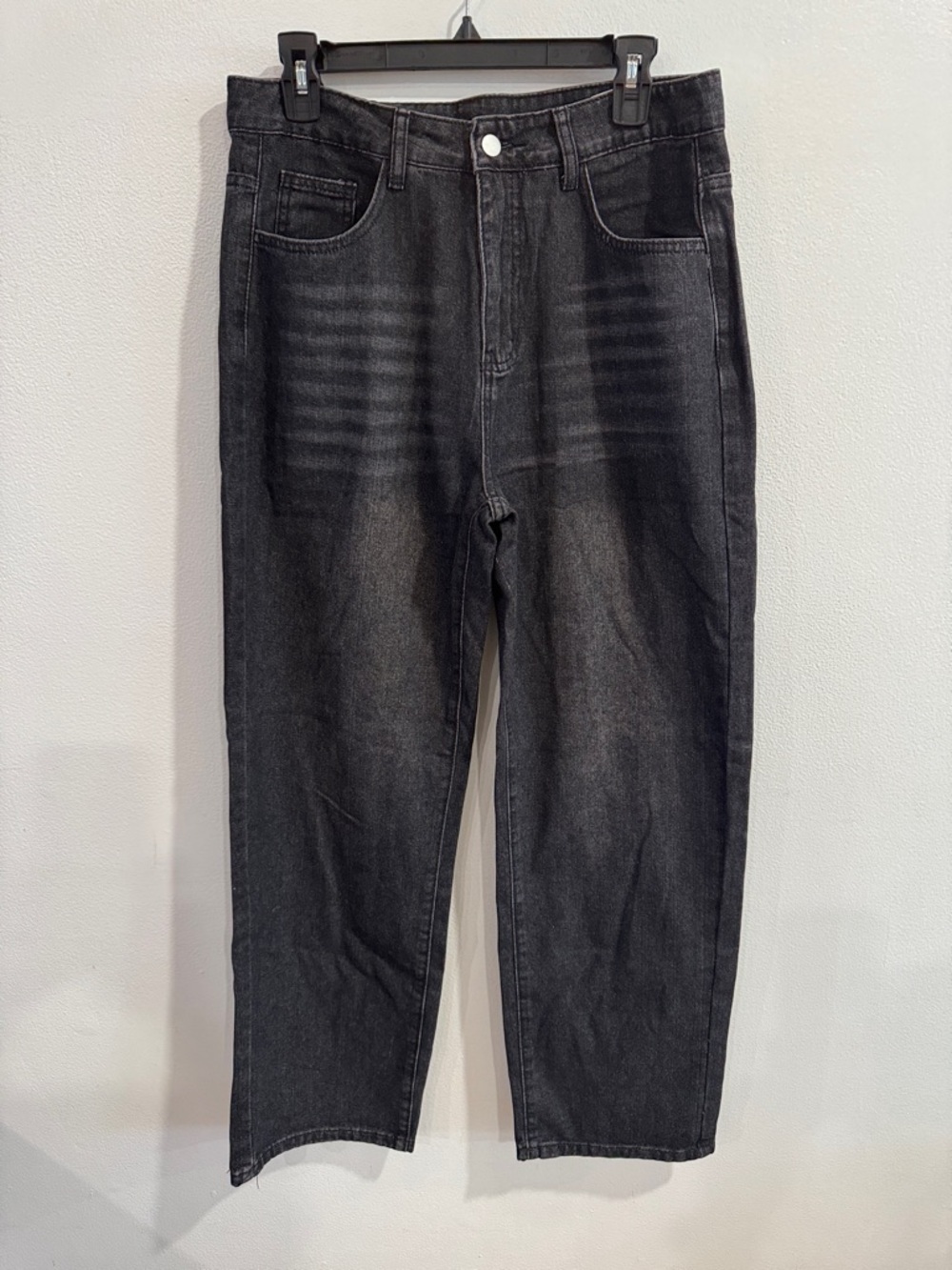 Men's Relaxed Black Wash Jeans size 30